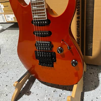 Ibanez Standard RG460DX Electric Guitar - Roadster Orange Metallic image 3