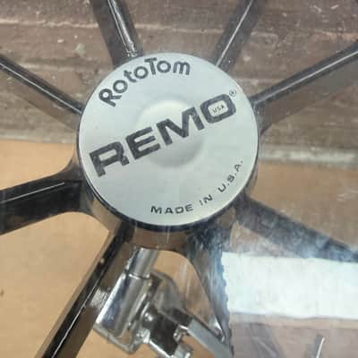 Remo 6" RotoTom w/ Gibraltar Multi-Clamp Mount & Hardware - Made in USA - Used Bild 2