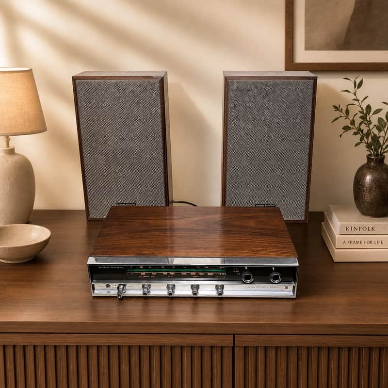 National Panasonic RE-7670BS Rare Vintage Stereo Receiver Tested Warranty image 1