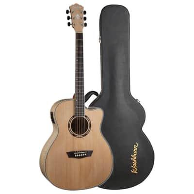 Fender GA-45SCE Grand Auditorium Acoustic Electric Guitar w/ Case