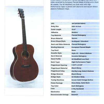 Martin Custom Shop 000-14F 2026 Natural image 15