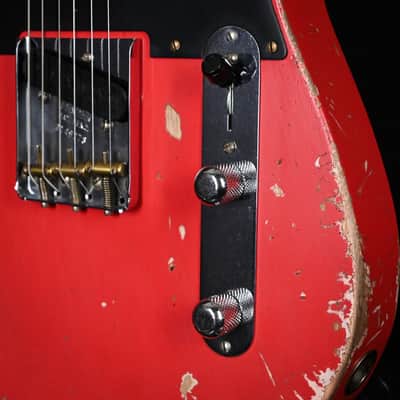 Fender Custom Shop '52 Telecaster Super Heavy Relic- Aged Fiesta Red 2025 (R149273) image 12