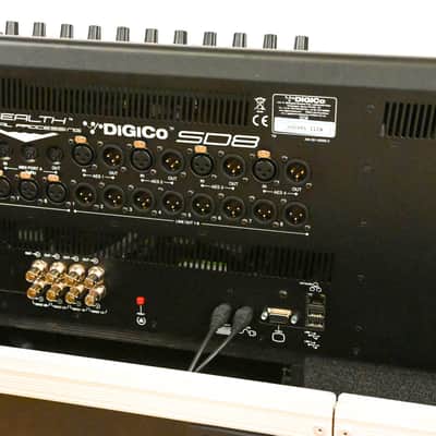 DiGiCo SD8 Digital Mixing Console w/ Waves Card, ST Optical & Road Case CG01Z7Q *ASK FOR SHIPPING* image 10