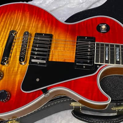 NEW! Gibson Dealer Select Custom Shop Les Paul Custom AAA Figured Top - Heritage Cherry Sunburst - Authorized Dealer - 8.8 lbs - G07452 image 4