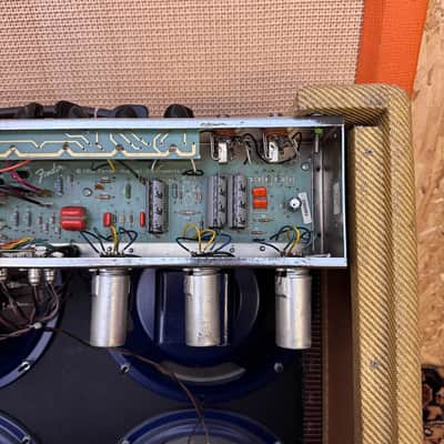 Vintage 1991 Fender Bassman 5F6-A 4x10 Tweed RI Valve Amplifier *Ex Eric Clapton* image 20