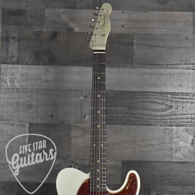 Mint Fender Custom Shop 60s Reverse Telecaster Journeyman Relic - Champagne Metallic (Journeyman Relic) with custom shop hard shell case image 3