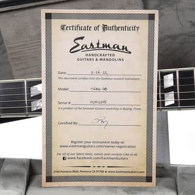 Eastman T486 Thinline Goldburst w/Seymour Duncan Humbuckers image 10