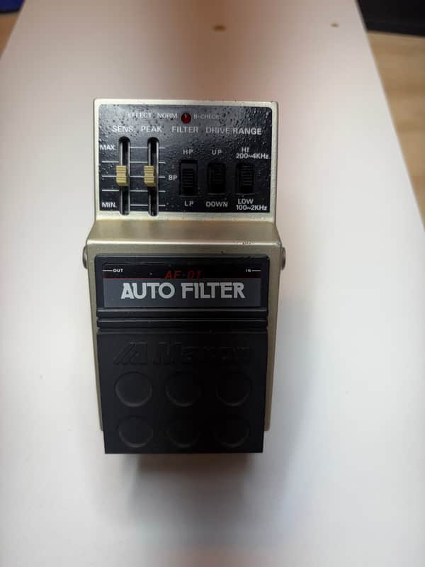 Maxon AF-01 Auto Filter 1980s - Tan Guitar Bass Auto Wah Envelope Filter Pedal MIJ image 1