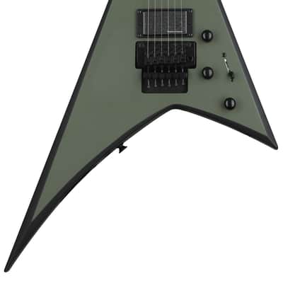 Jackson X Series Rhoads RRX24 - Matte Army Drab with Black Bevels image 1