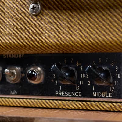 Fender Bassman 5F6-A 40-Watt 4x10" Guitar Combo 1959 - Tweed - Reboxed image 11