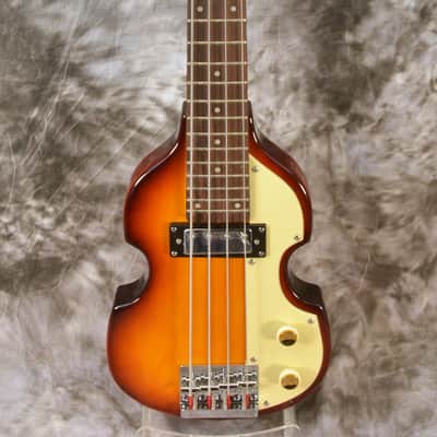 Hofner Contemporary Series Shorty Violin Bass - Burst Finish image 3