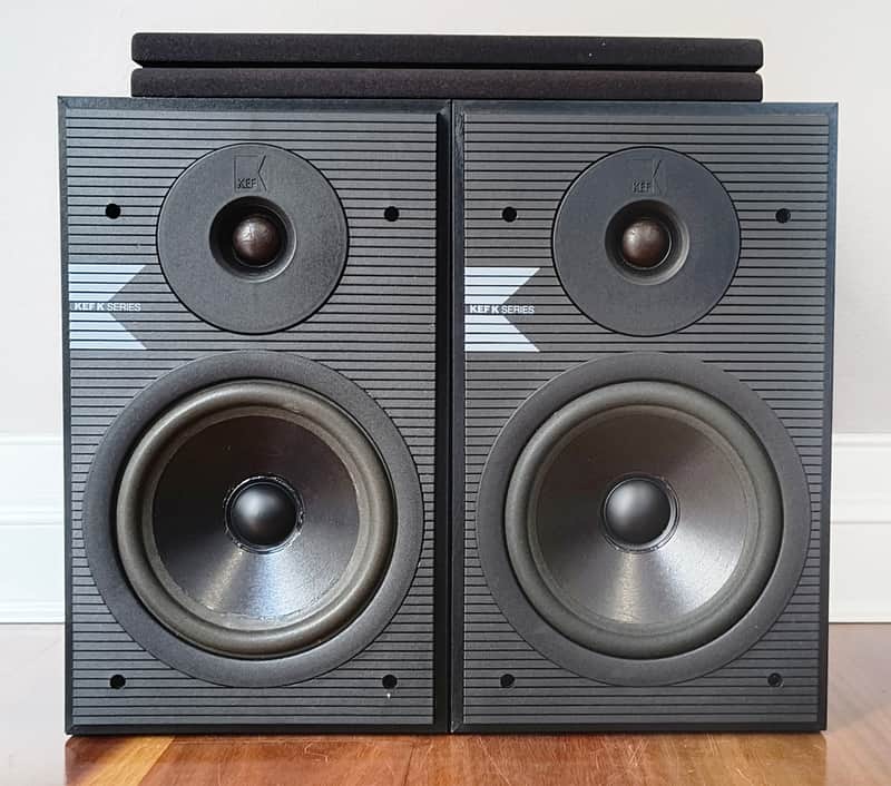 Vintage Kef K120 Large Bookshelf Speakers | Reverb