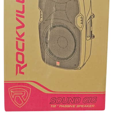 Rockville SPGN128 12" 8-Ohm Passive 1200W DJ PA Speaker+Passive Sub+Pole Mount image 14
