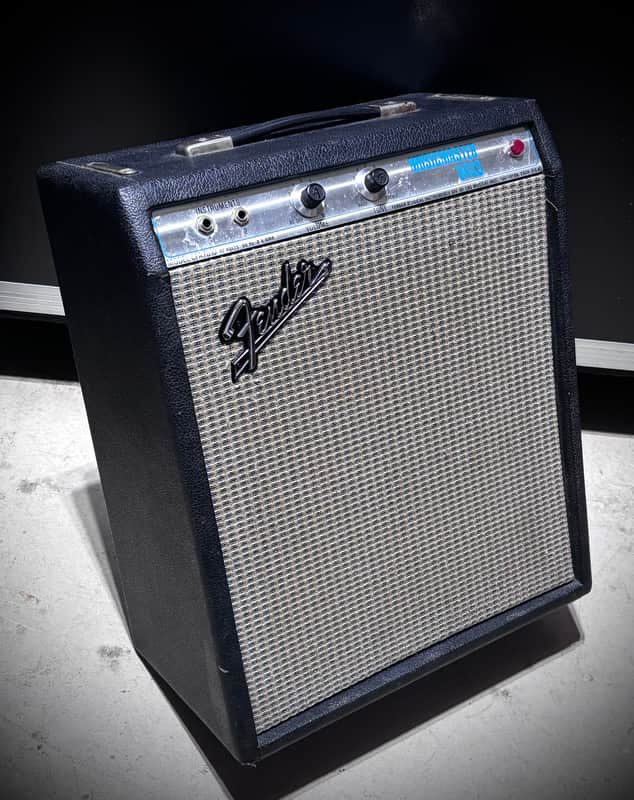 1973 Fender Music Master Bass Silverface Amplifier image 1