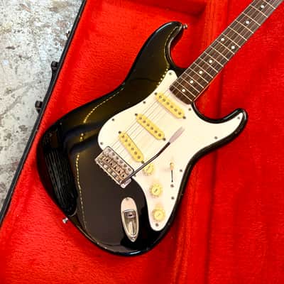 MIJ Fender Stratocaster ST62 SQUIER E serial c 1985 - Black original vintage Japan Fujigen image 5