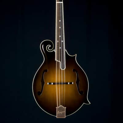 Bourgeois M5F Sunburst Full Aged Tone Adirondack Spruce and European Flamed Maple Mandolin NEW image 2
