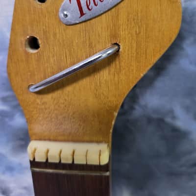 Vintage 1960's Tele-Star Kawai Made Japan Rosewood Electric Guitar Neck Luthier Parts image 5