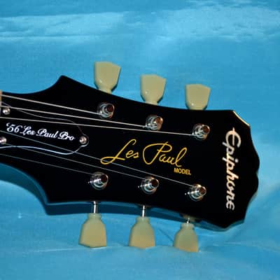 Epiphone 1956 Les Paul Standard Gold Top Pro with P-90 Pro Pickups Bild 6