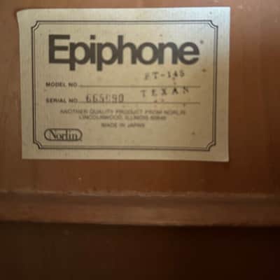 Epiphone FT-145 Texan 1972 - 1979 - Natural image 3