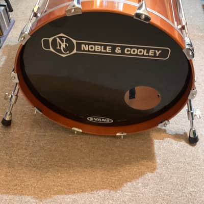 RARE Vintage Noble & Cooley Star Series 22 x 18" Bass Drum in Honey Amber Gloss image 3