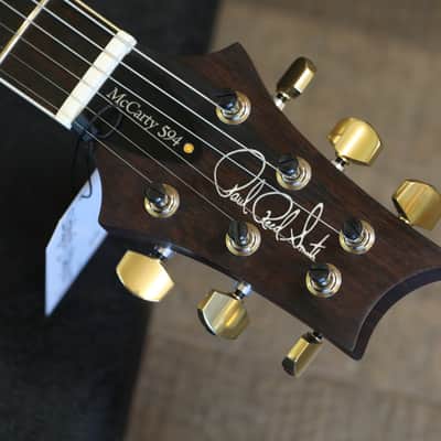 Minty! 2018 PRS McCarty 594 Wood Library Brazillian Korina Semi-Hollow Electric Guitar Red Tiger + OHSC image 13