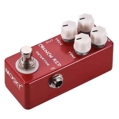 Mosky Audio Crunch Red Distortion Guitar Effect Pedal, FREE PICKS + HOLDER+ FREE SHIP USA image 8