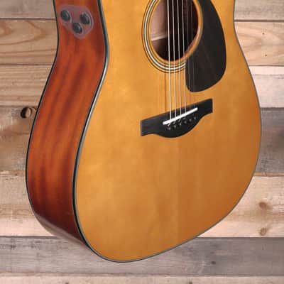 Yamaha FGX5 GL Red Label Acoustic/Electric Guitar Natural w/ Case image 2