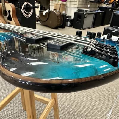Ibanez SRMS805 Bass Workshop Multi-Scale 5-String Bass - Tropical Seafloor image 11