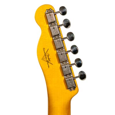 Fender Custom Shop '55 Telecaster Journeyman Relic Electric Guitar, Super Aged Sonic Blue image 7