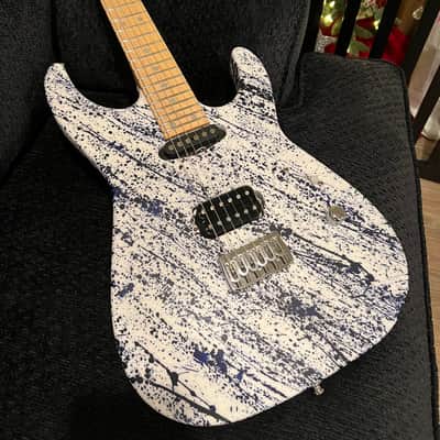 Warmoth Soloist / Dinky Charvel Jackson style 2020 Splatter image 10