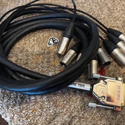 Jumperz DB25 to XLR-M 15’ foot cable snake image 1