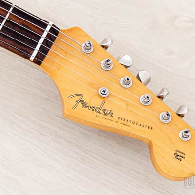 2013 Fender + MJT Stratocaster Partscaster Classic 60s Neck & Burgundy Mist Lacquer Body w/ Case image 4