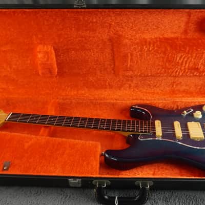Fernandes “The Function” ST-45C MIJ Electric Guitar Blue Burst Flame Top w/ Fernandes Hard Case image 24