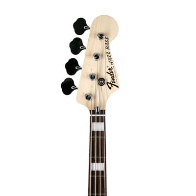 Fender FSR Collection Traditional 70s Jazz Bass Guitar, Maple FB, Black image 7