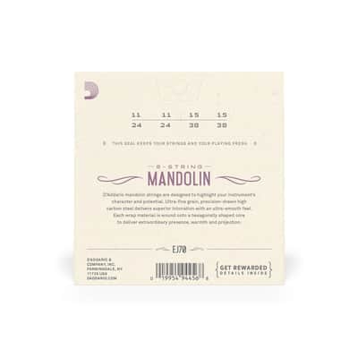 Ej70 Mandolin, Phosphor Bronze, Ball End, Medium/Light, 11 38 image 2