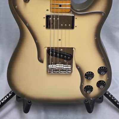 Squier Classic Vibe '60s Custom Telecaster (CME Exclusive) - Olive Metallic image 2