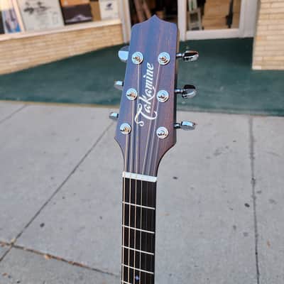 Takamine CP771MC SB Limited Edition Solid Mahogany OM Cutaway Acoustic/Electric Guitar 2010s - Shadow Burst Satin image 5