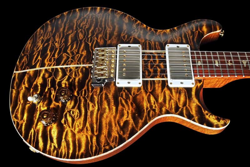 2011 Paul Reed Smith PRS Private Stock Santana Quilt Top w Cocobolo Board ~ Bronze Smoked Burst image 1