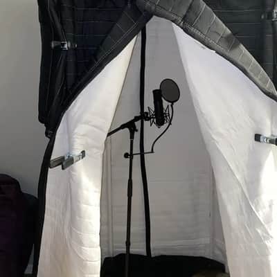 VocalBoothToGo 38" x 38" x 80" PVC Pipe DIY Vocal Booth Frame image 3