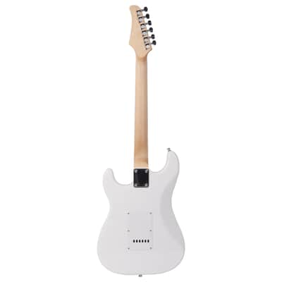 Ukscs Rosewood Fingerboard Electric Guitar - White image 3