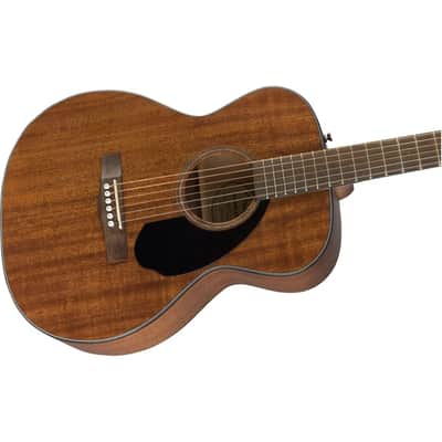 Fender Classic Design CC-60S Concert Natural Mahogany Acoustic Guitar image 3