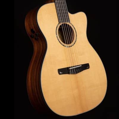 Cort Gold OC8 Nylon OM All Solid Spruce Pau Ferro Fishman Flex Blend Pickup EQ image 2