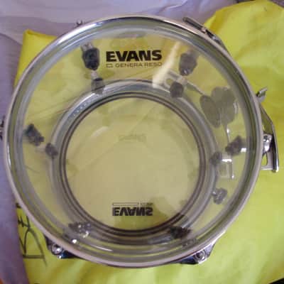 Crush Clear Acrylic Seamless 10" dia x 7" Rack Tom Drum suspension Mount NO ARM image 8