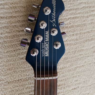 Ernie Ball Music Man Silhouette 2002 Blue Pearl Hardtail image 13