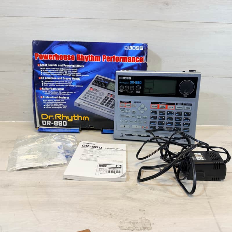 Boss DR-880 Dr. Rhythm Drum Machine w/ Original Box, Manual & Power Supply image 1