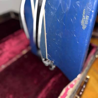 Crucianelli Pancordion Crucianelli blue piano accordion 41 keyboard keys 120 bass keys  1950’s-1970’s image 5
