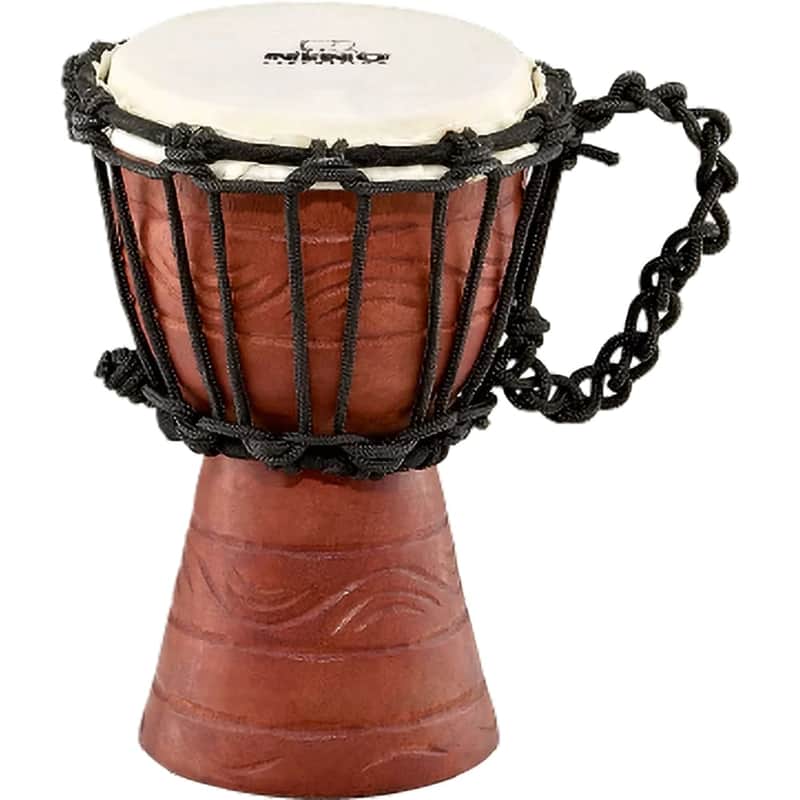 Nino Percussion Water Series African Style Rope Tuned Djembe, XX Small, 4 1/2-Inch (NINO-ADJ2-XXS) image 1