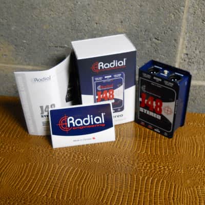 Radial J48 Stereo Active Direct Box - Blue image 2