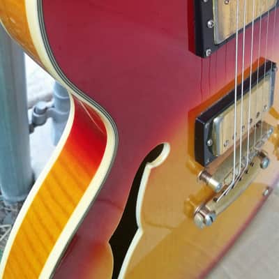 Samick SAT 650 Artist Edition ES335 Guitar OHSC image 2