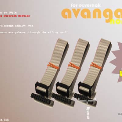 A15 (Pack of 3) • 6" 16pin to 10pin Power Connector • Eurorack Power Bus Ribbon Cable • Avantgarde Sound 2024 image 3